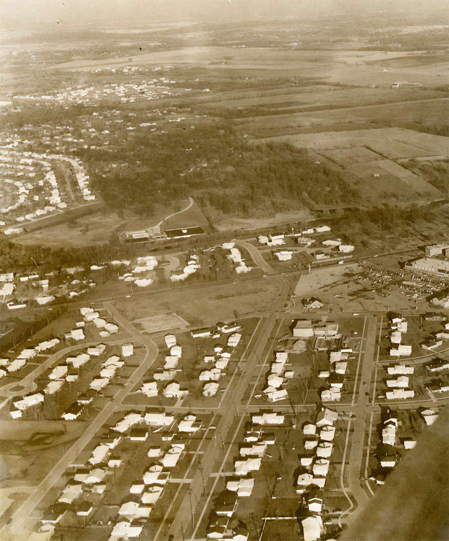 Naperville embraced its position as a Chicago suburb in the 1950s. Moser Highlands was one of the first subdivisions to turn farmland into tract living.