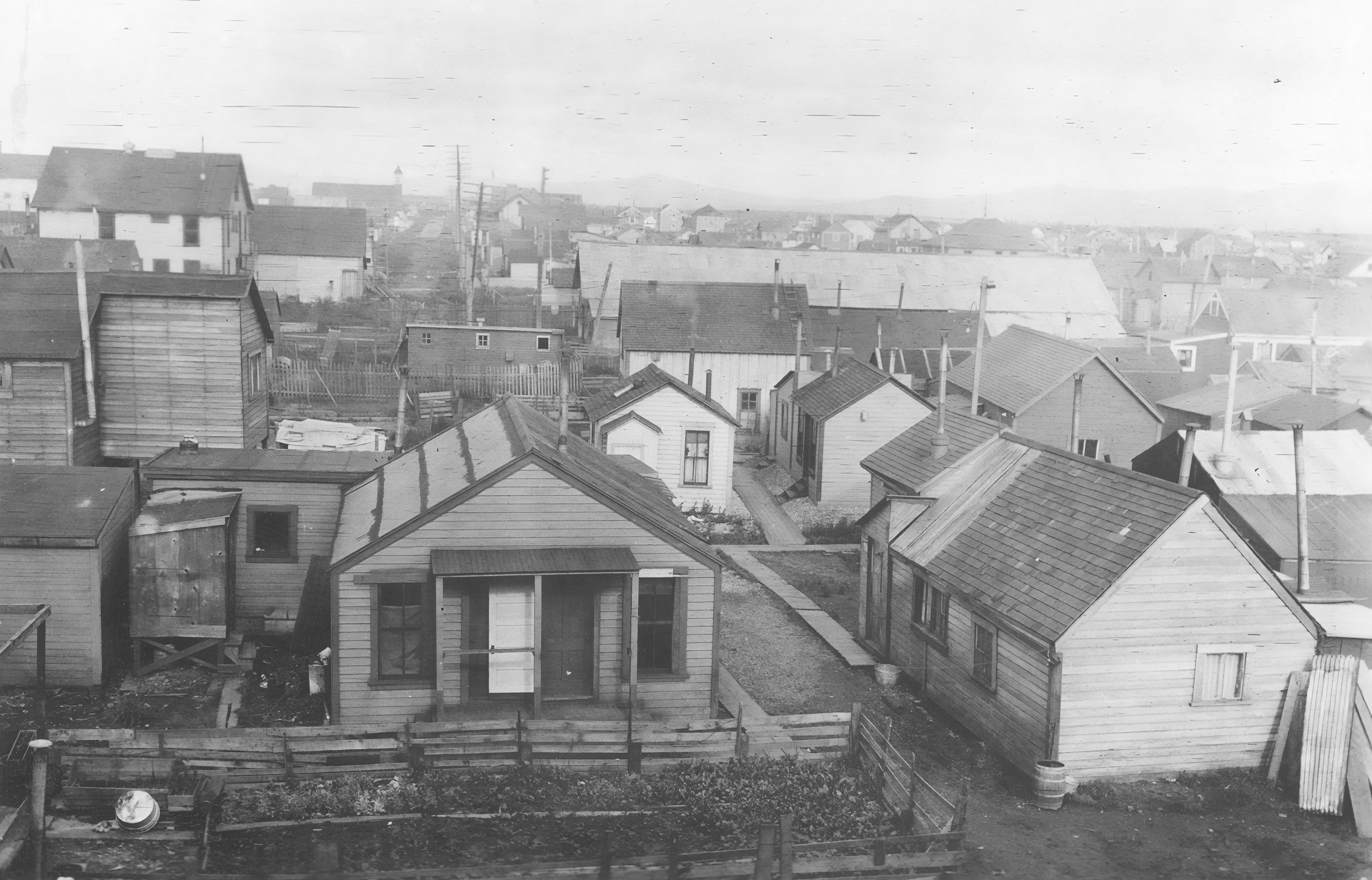 View of Alaskan Homes in 1916.